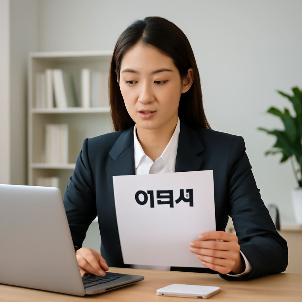 이력서제목 대표 이미지